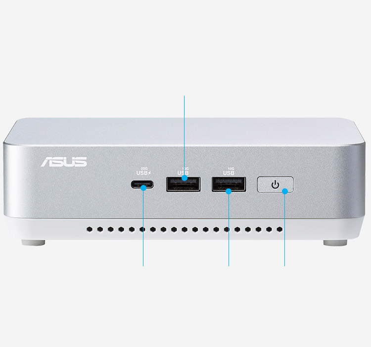 ASUS NUC 14 Pro+ specifiche front